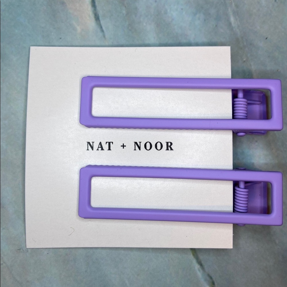 Lilac Barrettes